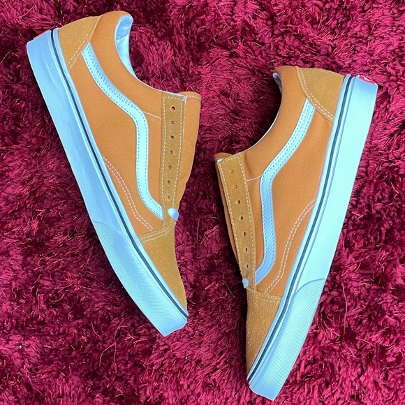 Vans Old Skool Skate Shoes Burnt Orange Gum Sole 9.5 New Board Style - Picture 4 of 5